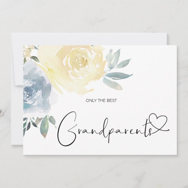 Pregnancy Reveal Great Grandeleltern New Baby Karte (Vorderseite)