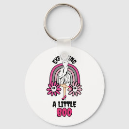 Pregnant Ghost Pink erwartet ein wenig Boo Schlüsselanhänger