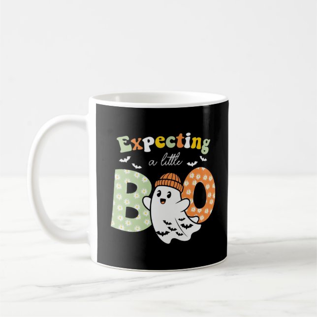 Pregnant Mom To Be Little Boo Funny Halloween Desi Kaffeetasse (Links)