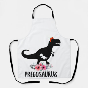 Pregosaurus Funny Pregnancy Geschenk Schürze