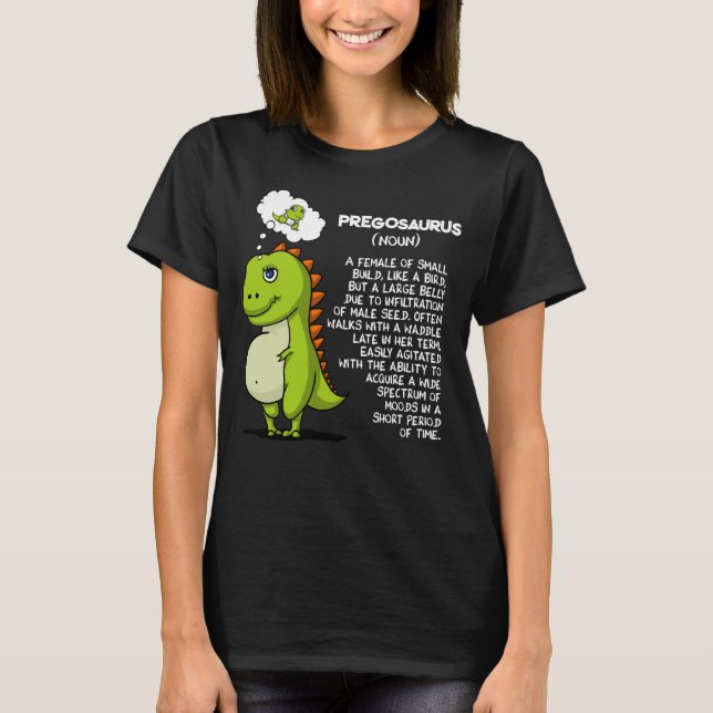 Pregosaurus T-Rex T-Shirt (Vorderseite)