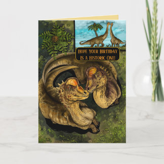 Prehistoric Dino Birthday Card Karte