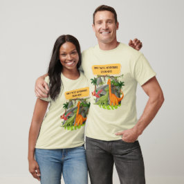 PREHISTORISCHE DINOSAUR Abenteuer QUOTEN T-Shirt