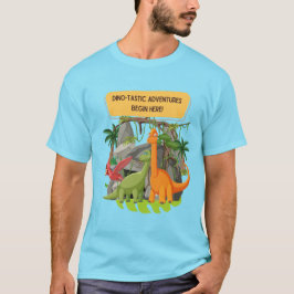 PREHISTORISCHE DINOSAUR Abenteuer QUOTEN T-Shirt
