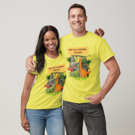 PREHISTORISCHE DINOSAUR Abenteuer QUOTEN T-Shirt