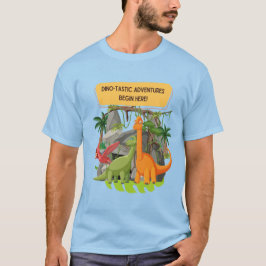 PREHISTORISCHE DINOSAUR Abenteuer QUOTEN T-Shirt