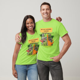 PREHISTORISCHE DINOSAUR Abenteuer QUOTEN T-Shirt