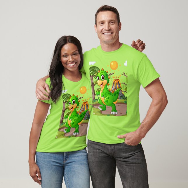 PREHISTORISCHE DINOSAUR WELT T-Shirt (Unisex)