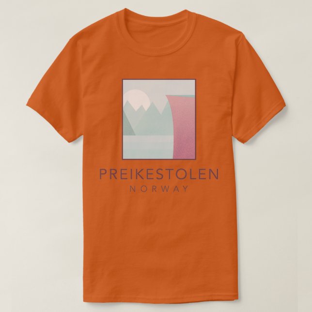 Preikestolen Norwegen T-Shirt (Design vorne)