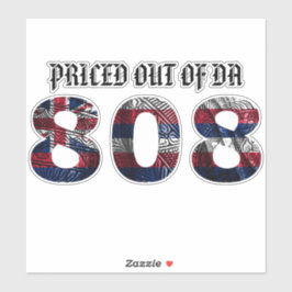 PREIS AUS DA 808 Tibal HI FLAG Aufkleber