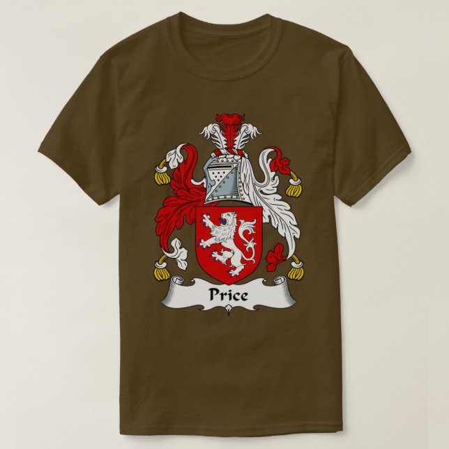 Preis-Coat-Familienwappen-Shirt T-Shirt (Design vorne)