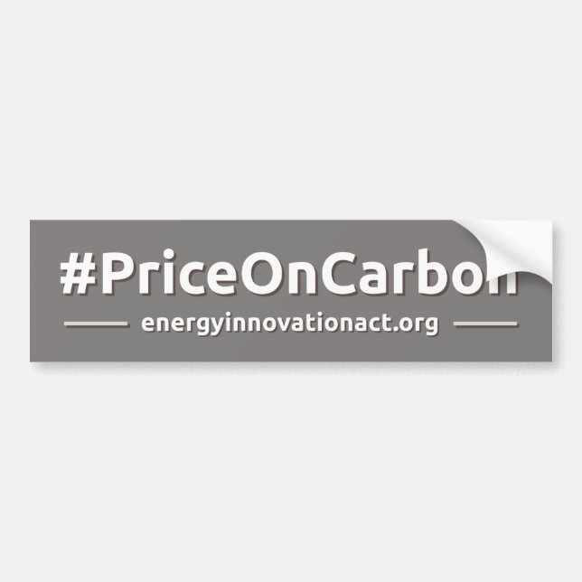 Preis für CO2-Autoaufkleber Autoaufkleber (Vorne)