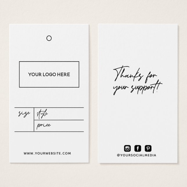 Preis für das Closing des Firmenlogos (Vorne & Hinten)