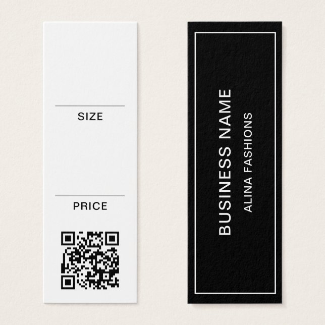 Preis für das einfache QR-Logo (Vorne & Hinten)