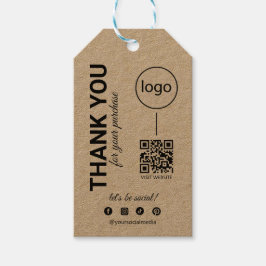 Preis für Firmenlogo und Qr-Code Geschenkanhänger