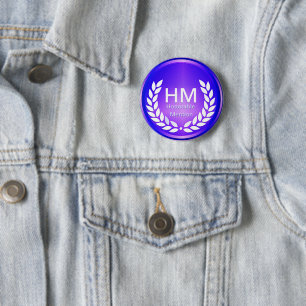 Preis für Lila ehrenvolle Erwähnung des Lehrers Button