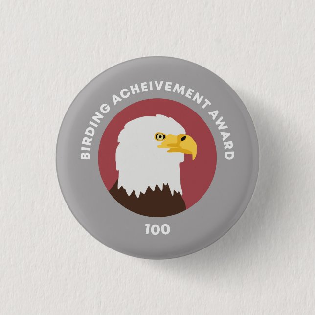 Preis für Vogelbeobachtung 100 Button (Vorderseite)