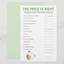 Preis ist das richtige Baby Duschspiel