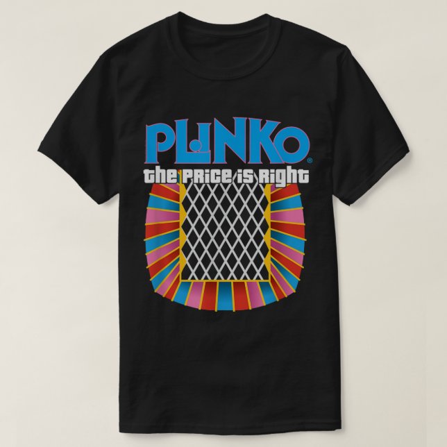 Preis ist richtig Plinko T-Shirt (Design vorne)