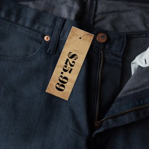 Preis nur Pappe Kleiderhang Tag