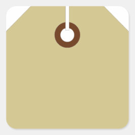 Preis Quadratischer Aufkleber