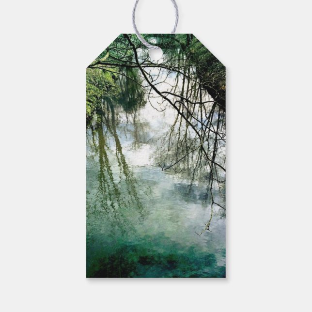 Preis Tags Wasser Geschenkanhänger (Rückseite)