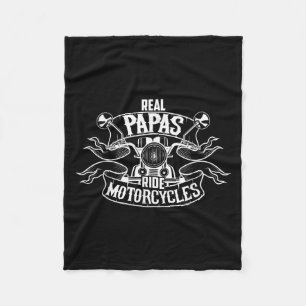 Preisangebot für echte Papas-Motorräder Fleecedecke