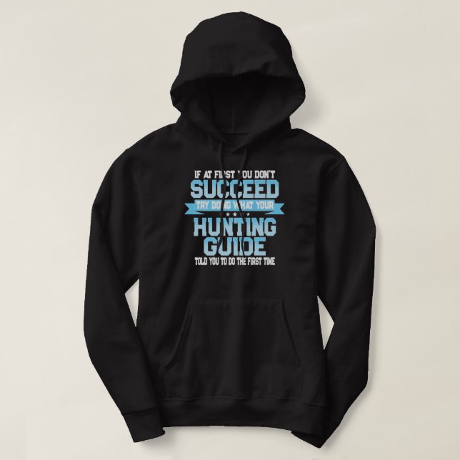 Preisangebot für lustige Jagdführer Hoodie (Design vorne)