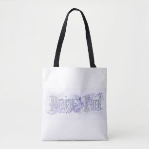 "Preise den Herrn" Pastell-Blau-Tasche