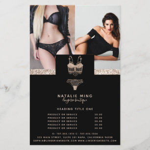 Preise für Lingerie Boutique Foto Flyer