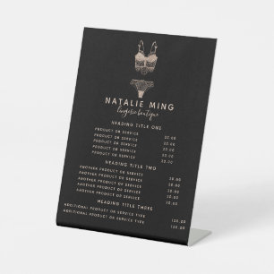 Preise und Services für Logos von Lace Lingerie Bo Sockelschild