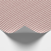 Preiselbeer-Gingham Rot-Maroon