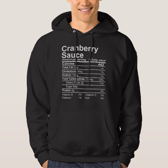 Preiselbeersoße Hoodie (Vorderseite)