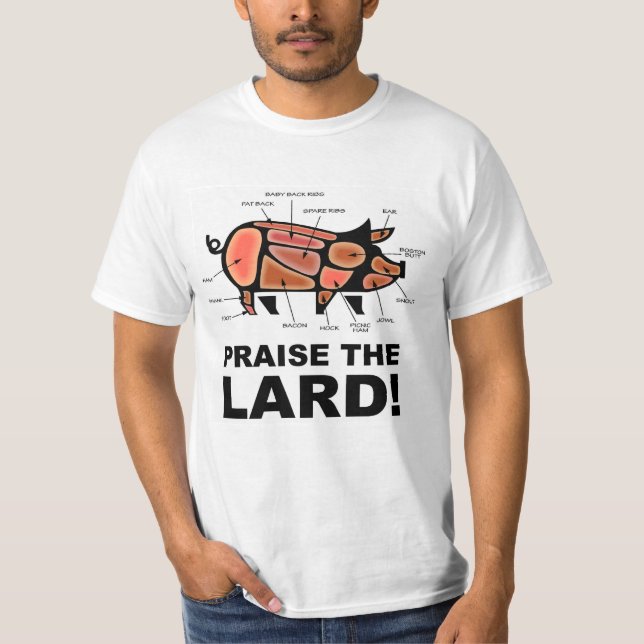 Preisen Sie das populäre Schweinschweinefleisch T-Shirt (Vorderseite)