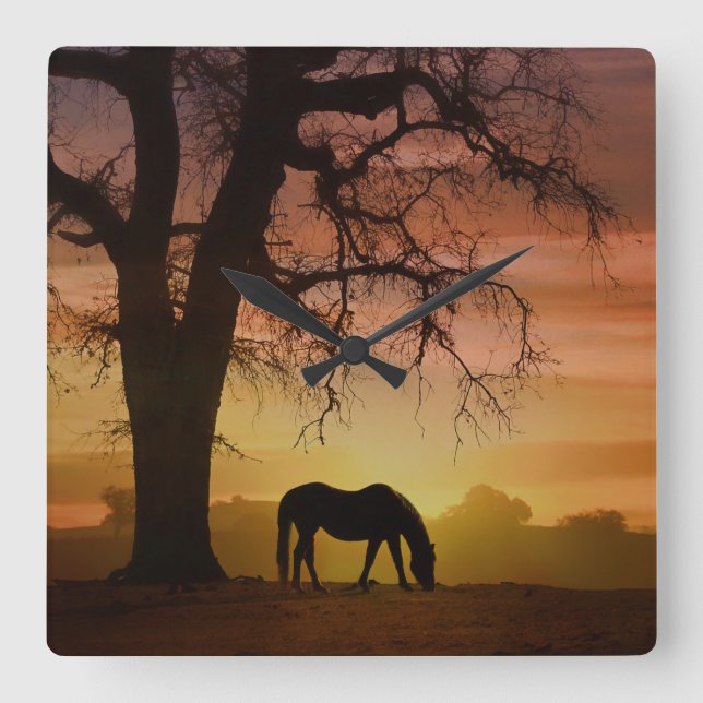 Preisgekrönte Uhr für Pferdebilder (Vorderseite)