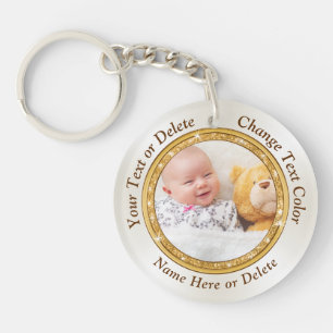 Preisgünstige Personalisierte Keyrings Foto und T Schlüsselanhänger