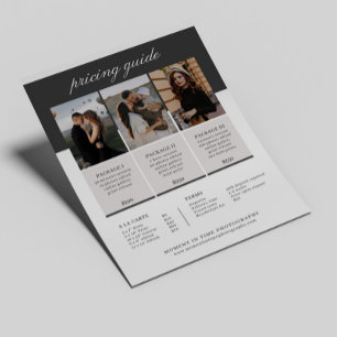 Preisleitfaden für Familienfotografie Flyer
