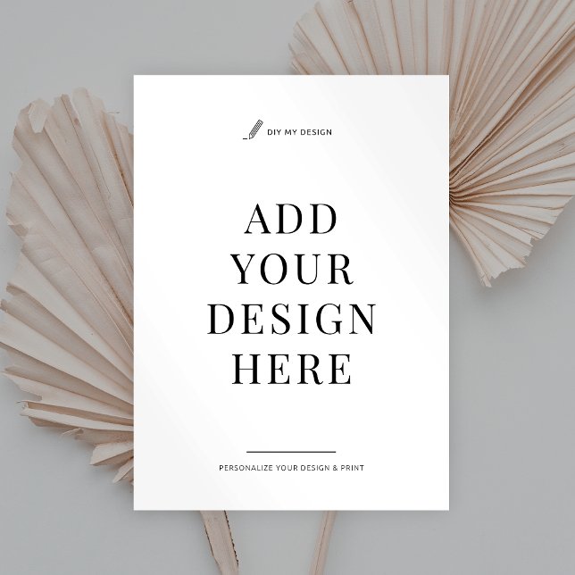 Preisliste 12x18" Flachkartendruck (Upload your design and pint your 5x7 flat cards - great for price lists, menus and more)