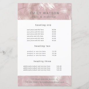 Preisliste für elegante Imitate Rose Goldsalon