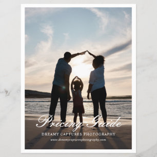 Preisliste für Familienfotografen Flyer