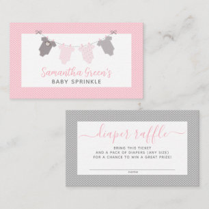 Preisliste für Girl Clothesline Visitenkarte