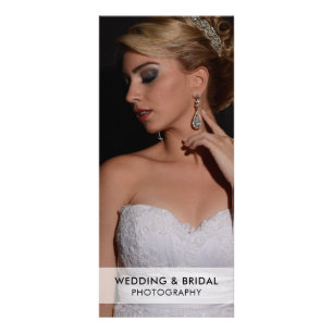 Preisliste für moderne Schwarz-Weiß-Fotografie Werbekarte