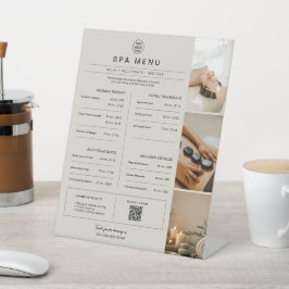 Preisliste für Spa-Massage-Therapeuten-Dienstleist Sockelschild