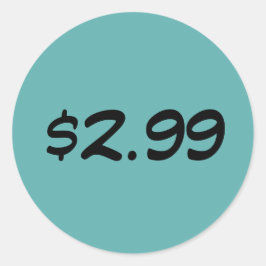 Preissiegel Runder Aufkleber