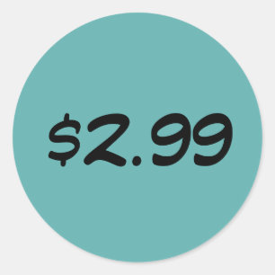 Preissiegel Runder Aufkleber