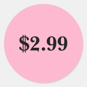 Preissiegel Runder Aufkleber