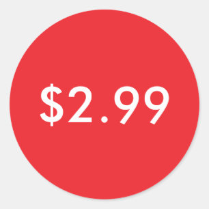 Preissiegel Runder Aufkleber