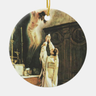 PREISTRADITIONELLES KATHOLIKMASSENCHALICE-HOST KERAMIK ORNAMENT