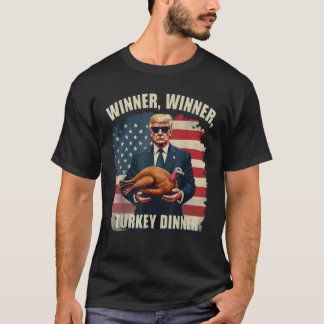 Preisträger der amerikanischen Fahne Gewinner Türk T-Shirt