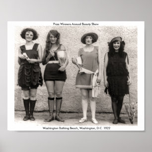 Preisträger Jährliche Schönheitsshow Washington 19 Poster